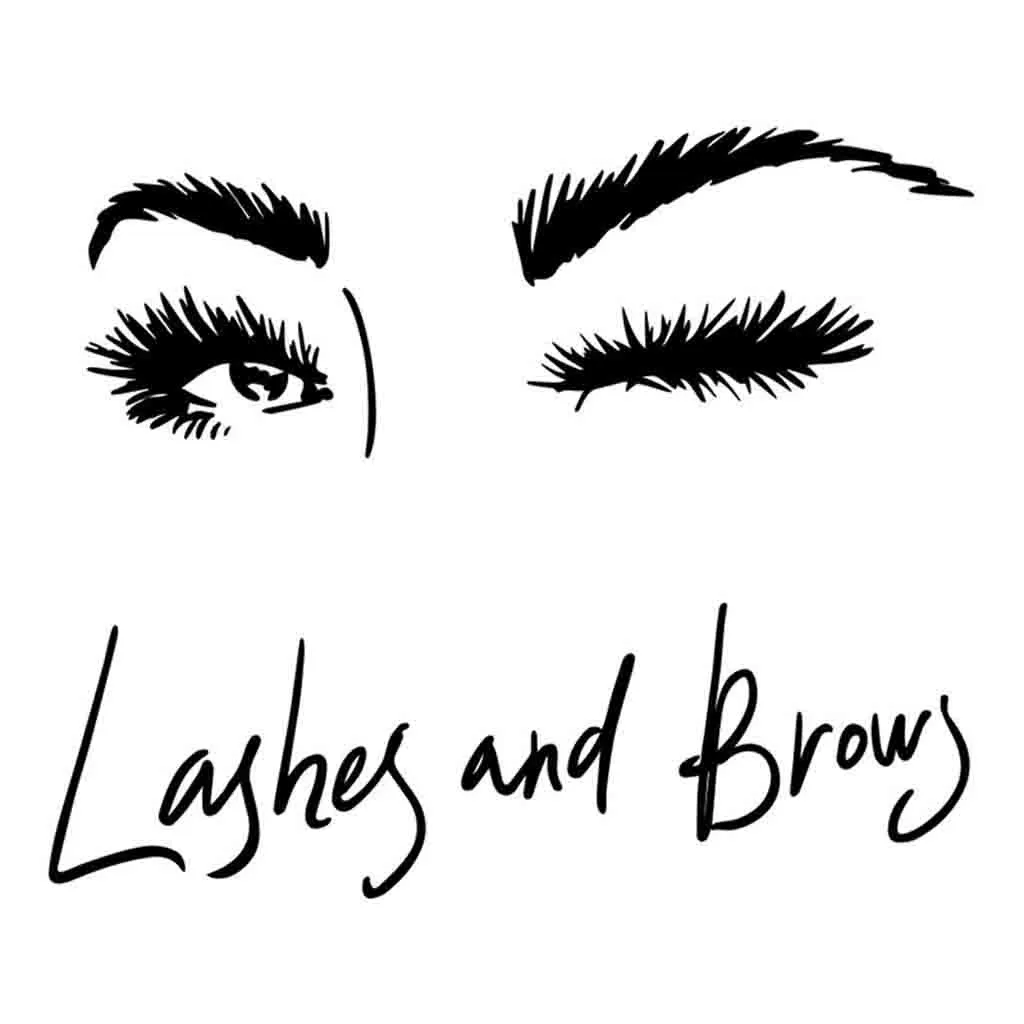 Красивые глаза ресниц бровей женщин стены искусства стикер для наращивания