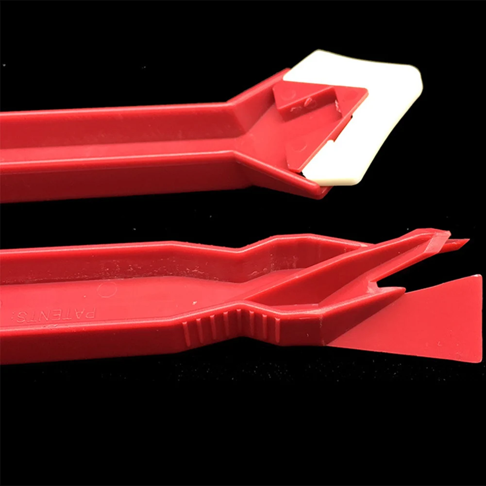 

2pcs/set Caulk Tool Home Decor Tool Plastic Grout Remover Spreader Sealant Scraper Spatula Hand Tool Kit Cement Removal