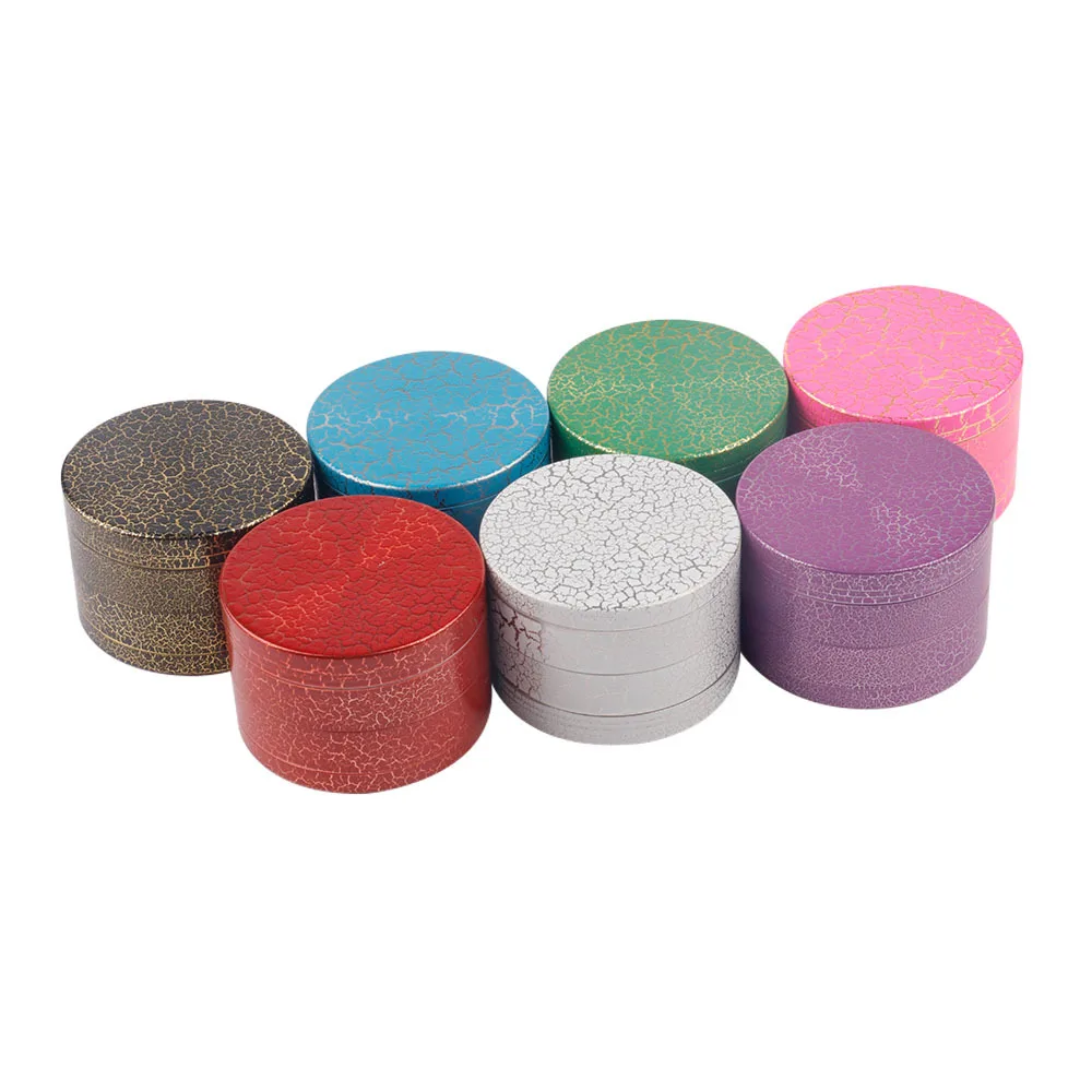 

40/50/55/63mm New Metal Crack Manual Weed Grinder Zinc Alloy Blender Herb Protable Tobacco Shredder Specifications Complete