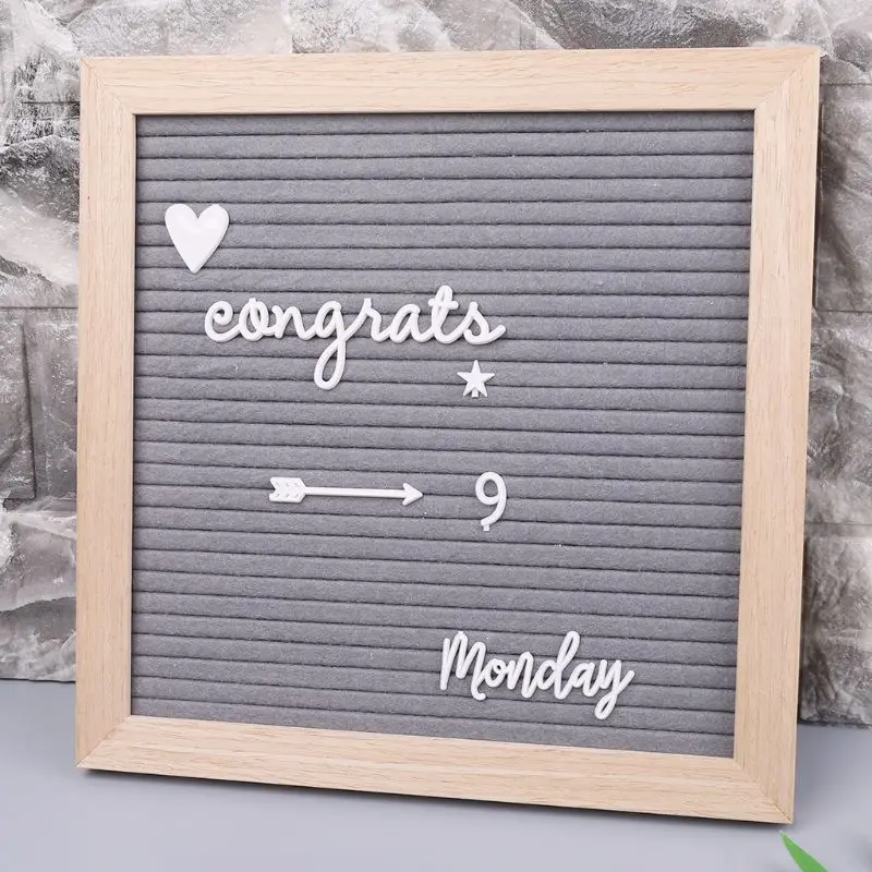 

4Pcs/Set Characters For Felt Letter Board Numbers For Changeable Letter Board