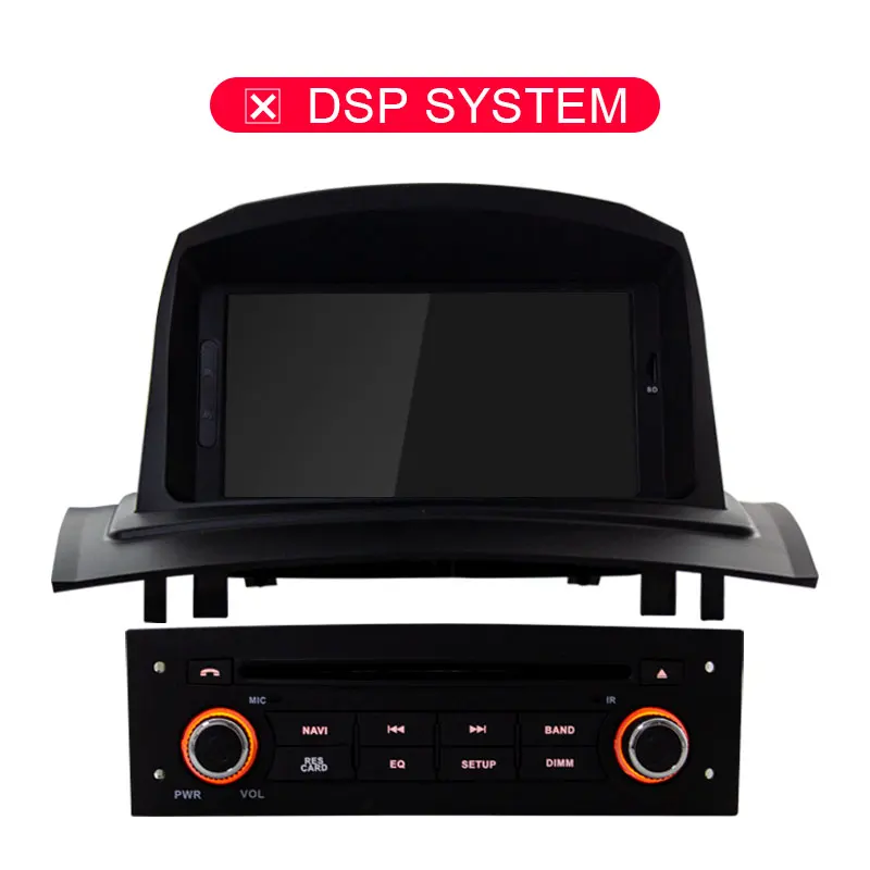 JDASTON Android 9,0 автомобильный dvd-плеер для RENAULT Megane Fluence 2 2002-2008 Восьмиядерный 4G+ 64G Мультимедиа gps стерео wifi радио RDS - Цвет: NO DSP