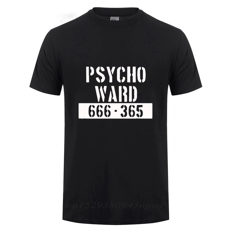 Футболка психовард забавная футболка причудливое платье ужас Хэллоуин Мужская