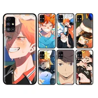 anime volleyball haikyuu for samsung note 20 10 9 8 ultra lite plus pro f62 m62 m60 m40 m31s m21 m20 m10s soft phone case