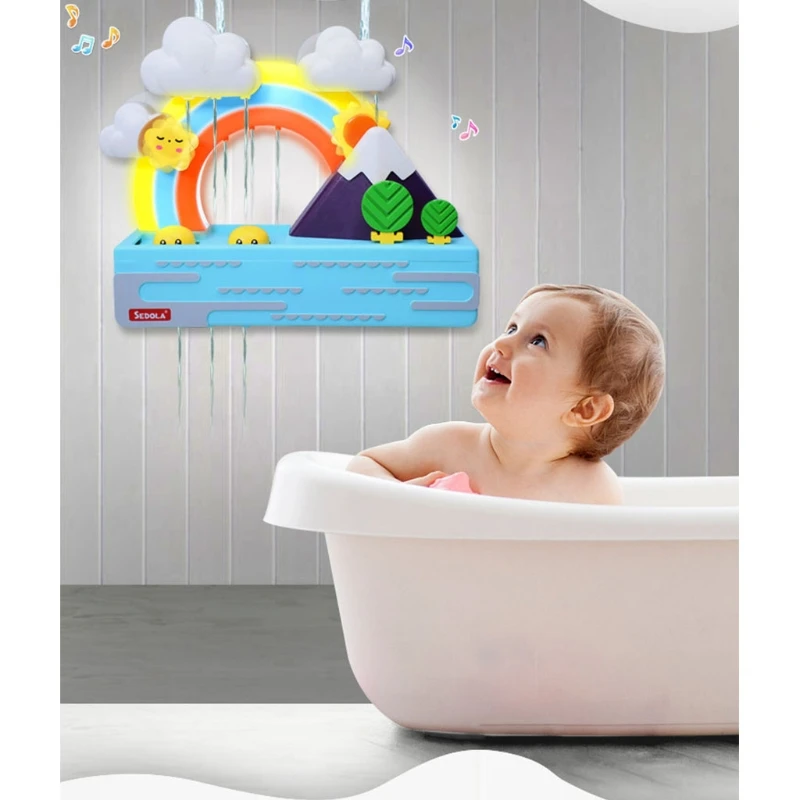 

Светильники для ванной со звуком, детские игрушки для игры в воде, подарки для детей, для мальчиков и девочек, детские игрушки для ванной, Сия...