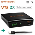 Спутниковый ресивер GTmedia V7SX2 DVB-SS2S2X, H.265 GT Media v7 sx2 hd с USB, Wi-Fi, не входит в комплект