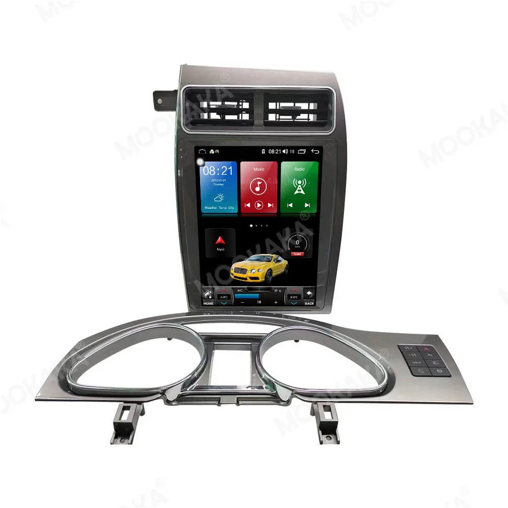 Android 11 6 + 128G Tesla DSP Carplay для Audi Q7 2002-2015 Автомагнитола GPS-навигация головное