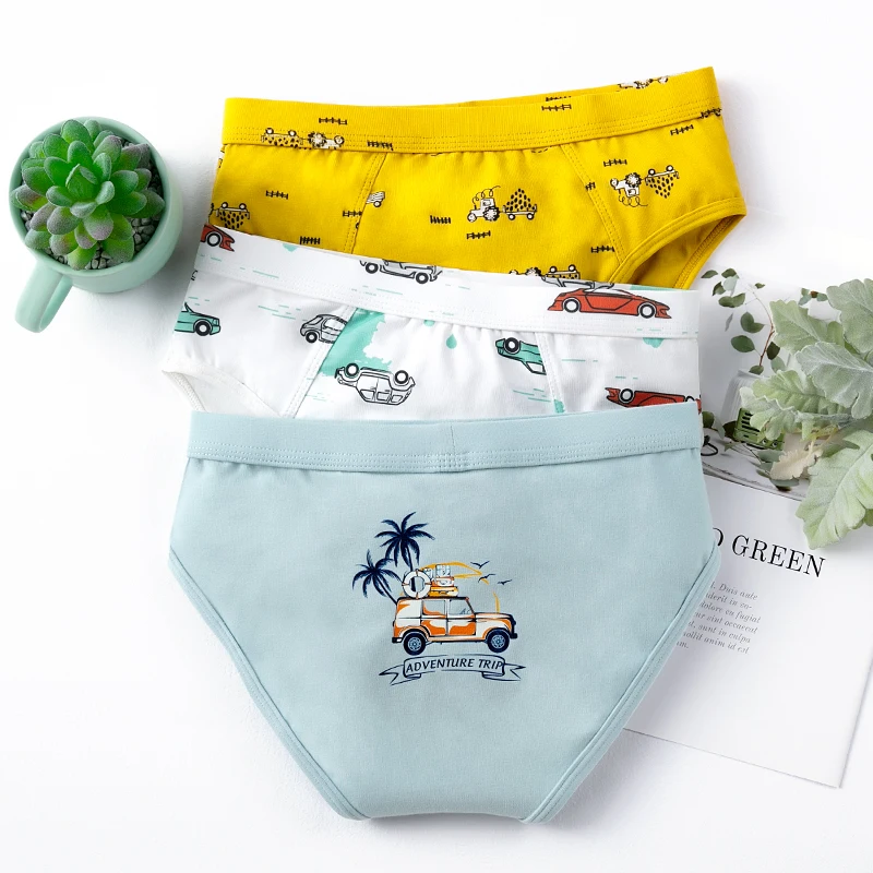 3 шт./комплект хлопковые трусы боксеры для мальчиков|Нижнее белье| |