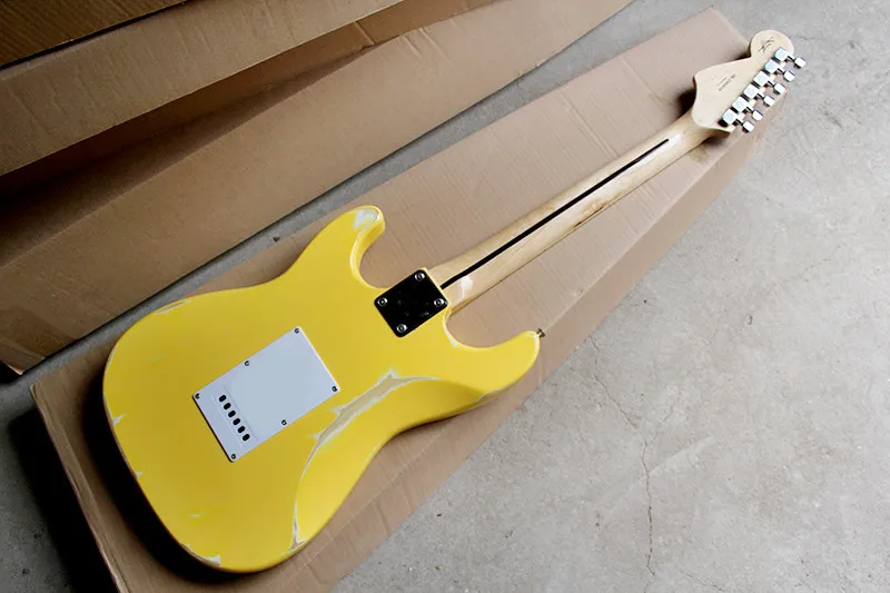 6-струнная Электрогитара кленовый гриф вентилятора экспорт с завода высокое