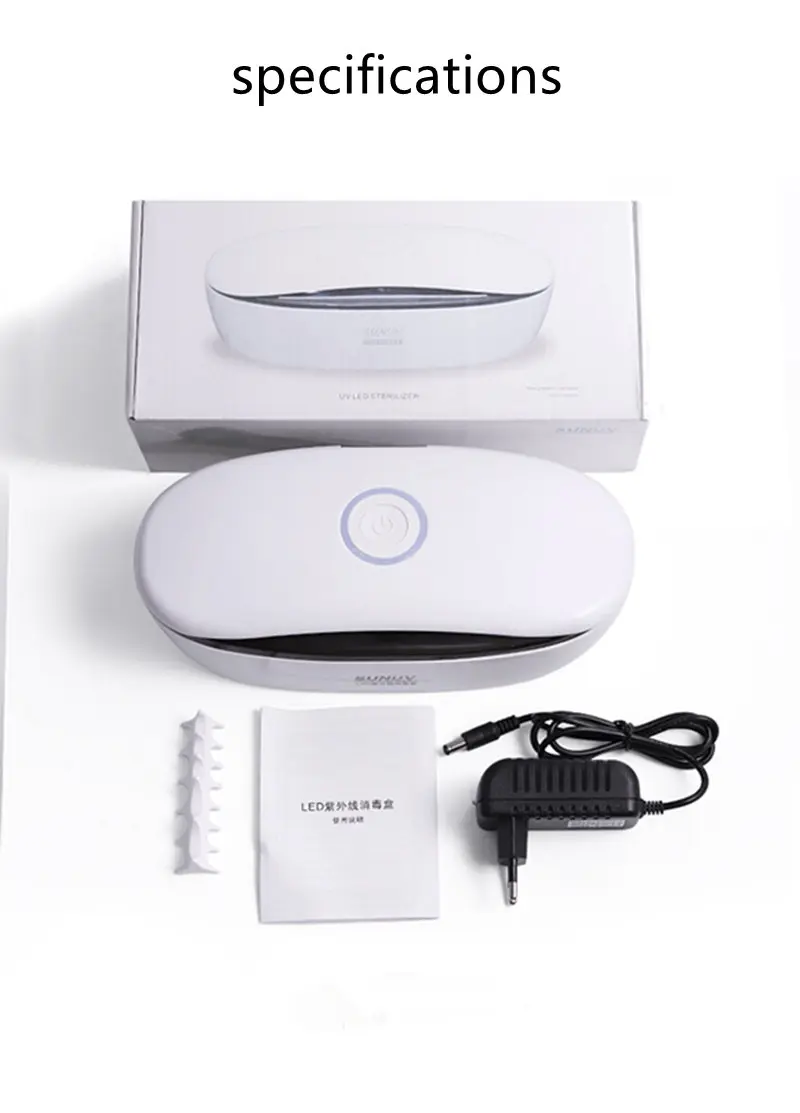 SUN UV светодиодный стерилизатор коробка для хранения косметических ногтей Инструмент УФ дезинфекционное устройство светодиодный стерилизатор макияж щетка для чистки косметический набор