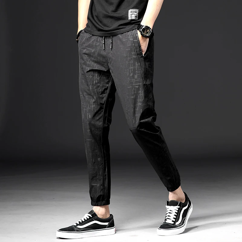 Лето 2020 Новое поступление мужские брюки модные повседневные карандаш для мужчин
