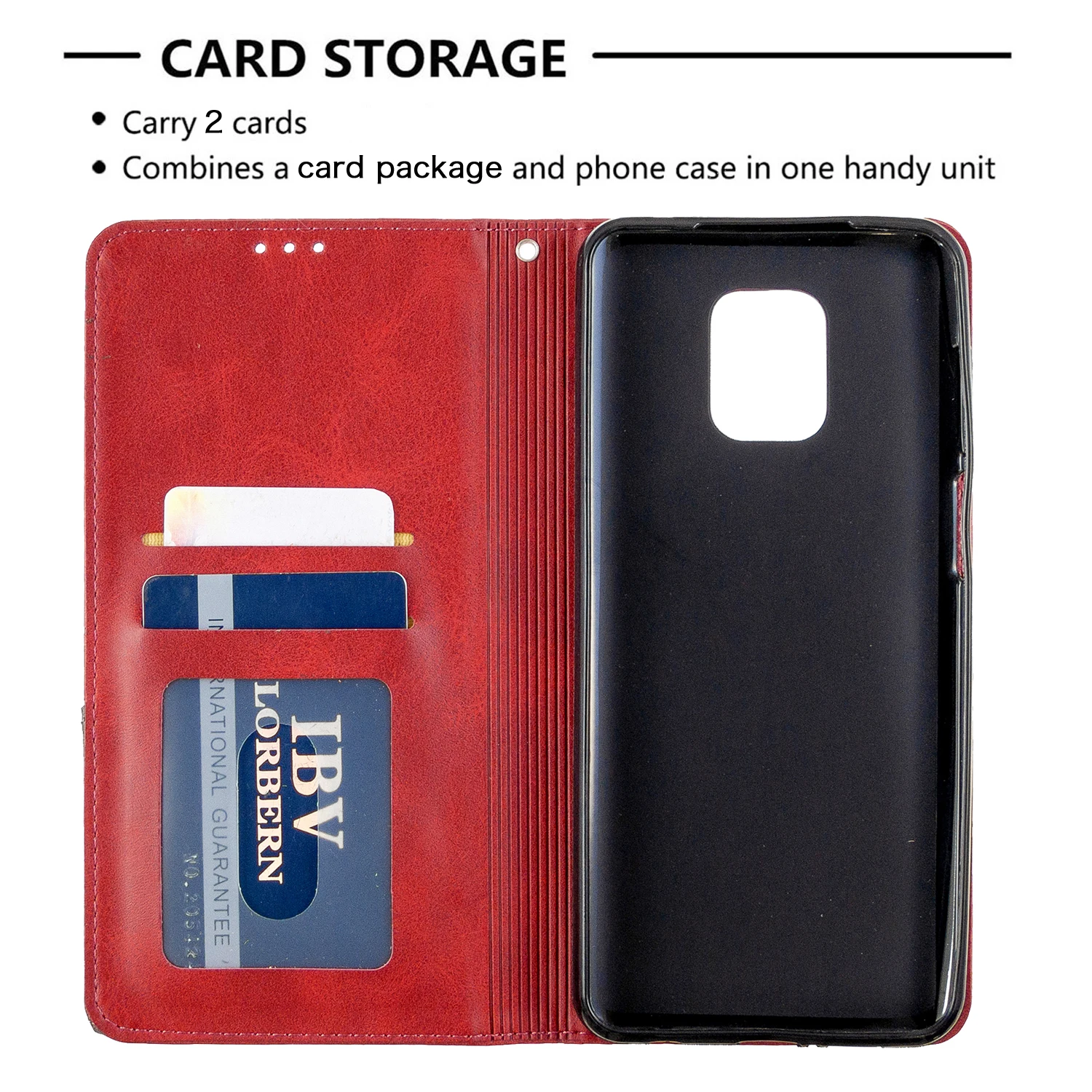 Магнитный кожаный чехол для телефона Xiaomi Redmi Note9Pro Note 9S 9Pro Max чехол-бумажник из