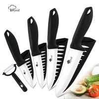 ceramic knife set 3 4 5 6 inch peeler kitchen knife set fruit vegetable utility slicing zirconium white blade chef knives