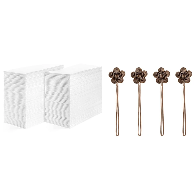 200 х льняные гостевые полотенца одноразовая ткань как бумага белая и 4 шт.