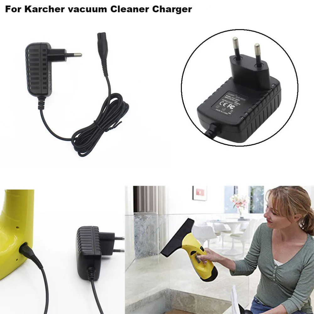 Портативное зарядное устройство для Karcher WV50 WV55 WV60 WV70 WV75 & WV2 WV5 штепсельная вилка с