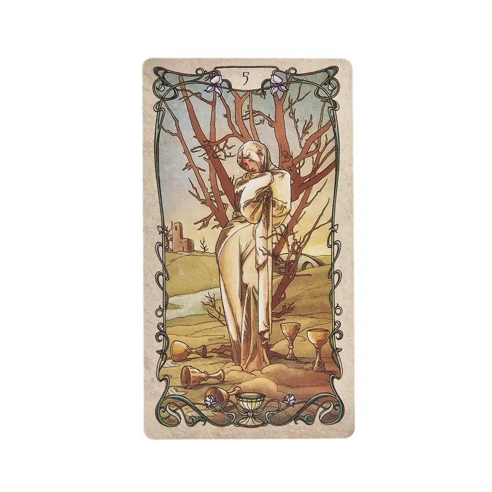 78 шт. волшебные карты Таро Mucha английское издание загадочная колода настольная