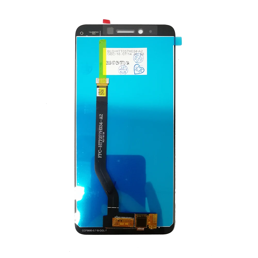 Pantalla LCD de 5,7 pulgadas para Lenovo K5 2018 K350T, m&oacute;dulo de digitalizador con sensor de pantalla t&aacute;ctil, montaje de marco, piezas de repuesto-1