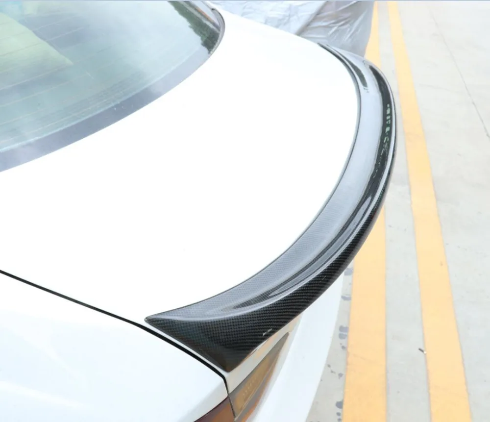 Углеродное волокно заднего крыло багажника выступ Спойлеры подходит для 05 11 BMW 3