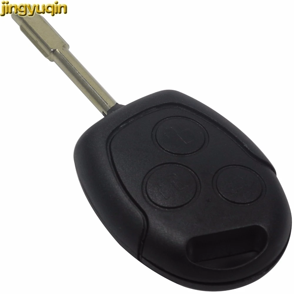 

Jingyuqin Remote 3 Buttons Car Key Shell Case Fob Covers For Ford Focus Mondeo Festiva Fusion Suit Fiesta KA Without Logo