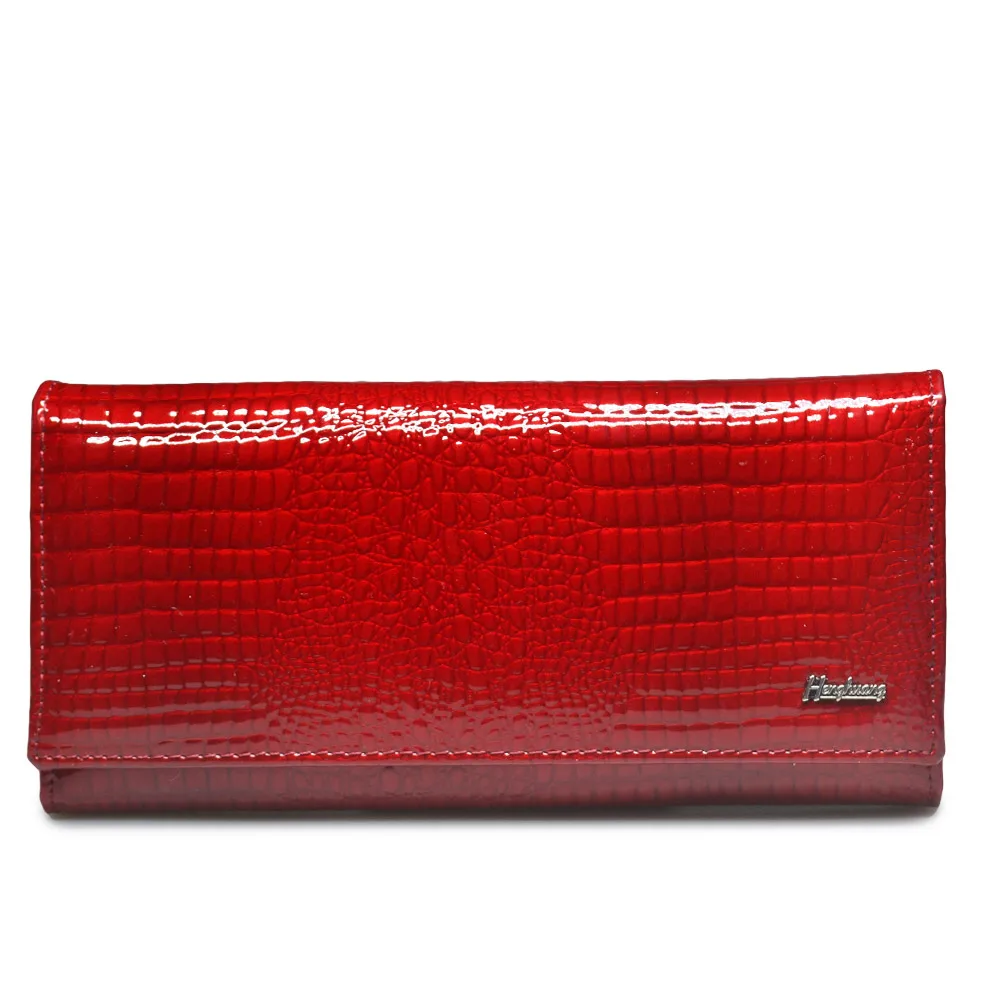 hh women wallets and purses luxury brand alligator long genuine leather ladies clutch coin purse female crocodile cow wallet free global shipping