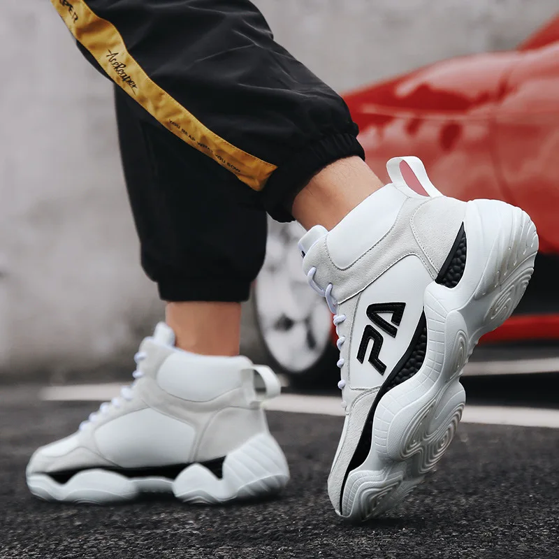 BACKCAMEL/Новинка Мужская обувь сезон осень зима цвет черный белый Повседневная