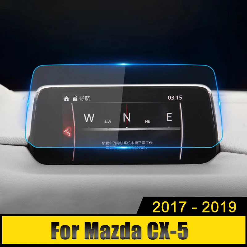 

For Mazda CX5 CX-5 CX 5 KF 2019 2018 2017 Accessories Car GPS Navigation Tempered Glass Protection Film LCD Screen Sticker Films