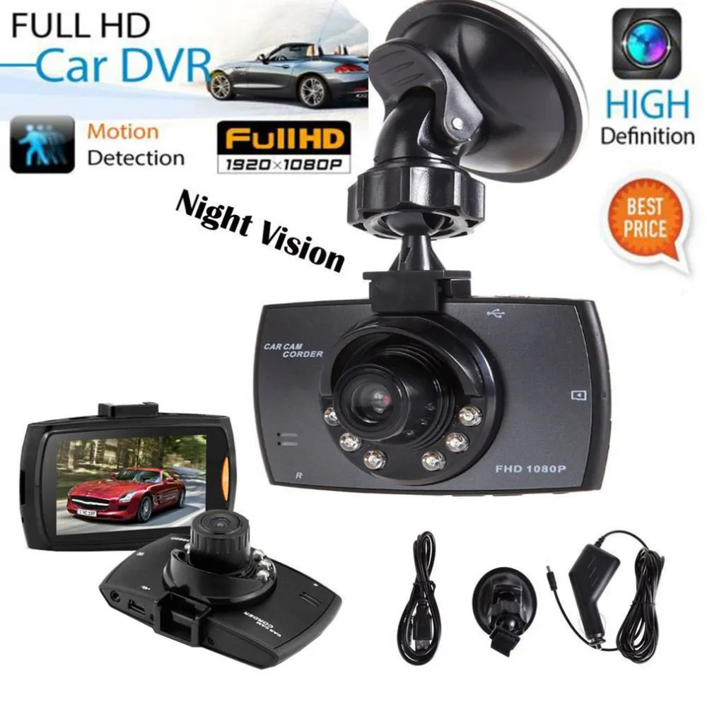 Регистраторы видеокамера автомобиля G30 2 4 дюйма разрешение Full Dash Cam 120 градусов