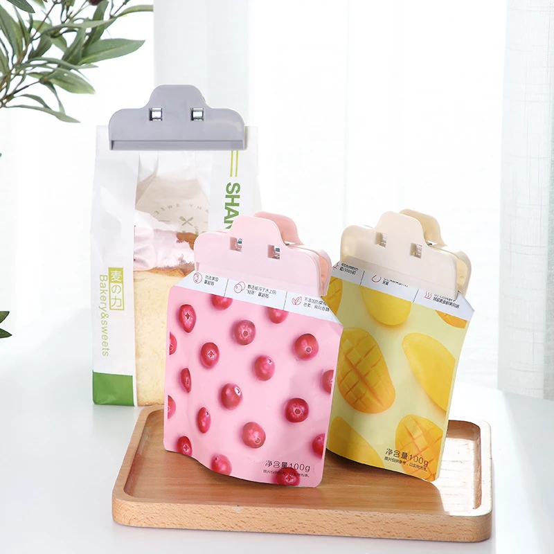 Зажимы для пакетов из АБС пластика 3 шт./лот 10 см длинный пластиковый пакет зажим