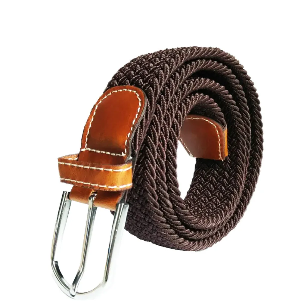 Вязаный пояс унисекс регулируемый Повседневный парусиновый военный Боевые