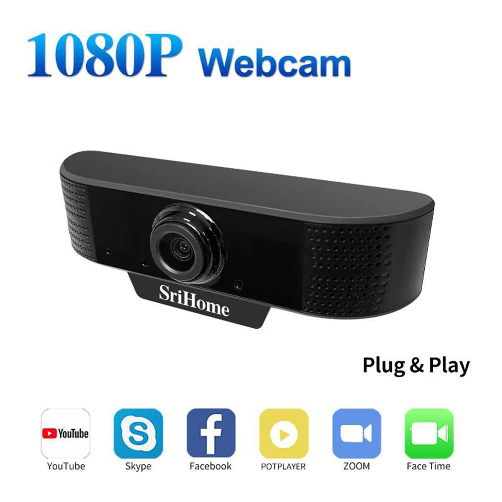 Мини веб-камера full hd 1080p usb-камера с автофокусом 1920*1080 для компьютера микрофоном ОС