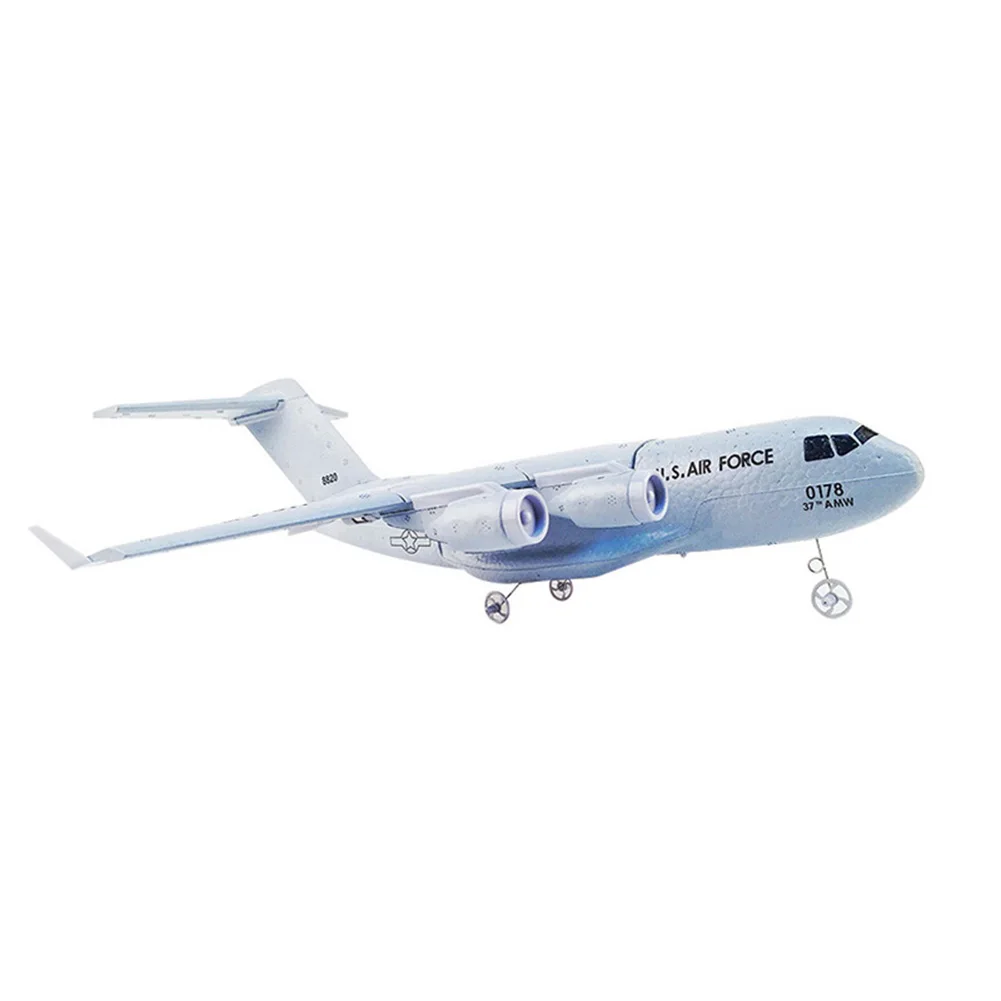 2 4 ГГц 2CH 3 Axis RC DIY Сделай Сам C17 транспортный самолет размах крыльев EPP модель