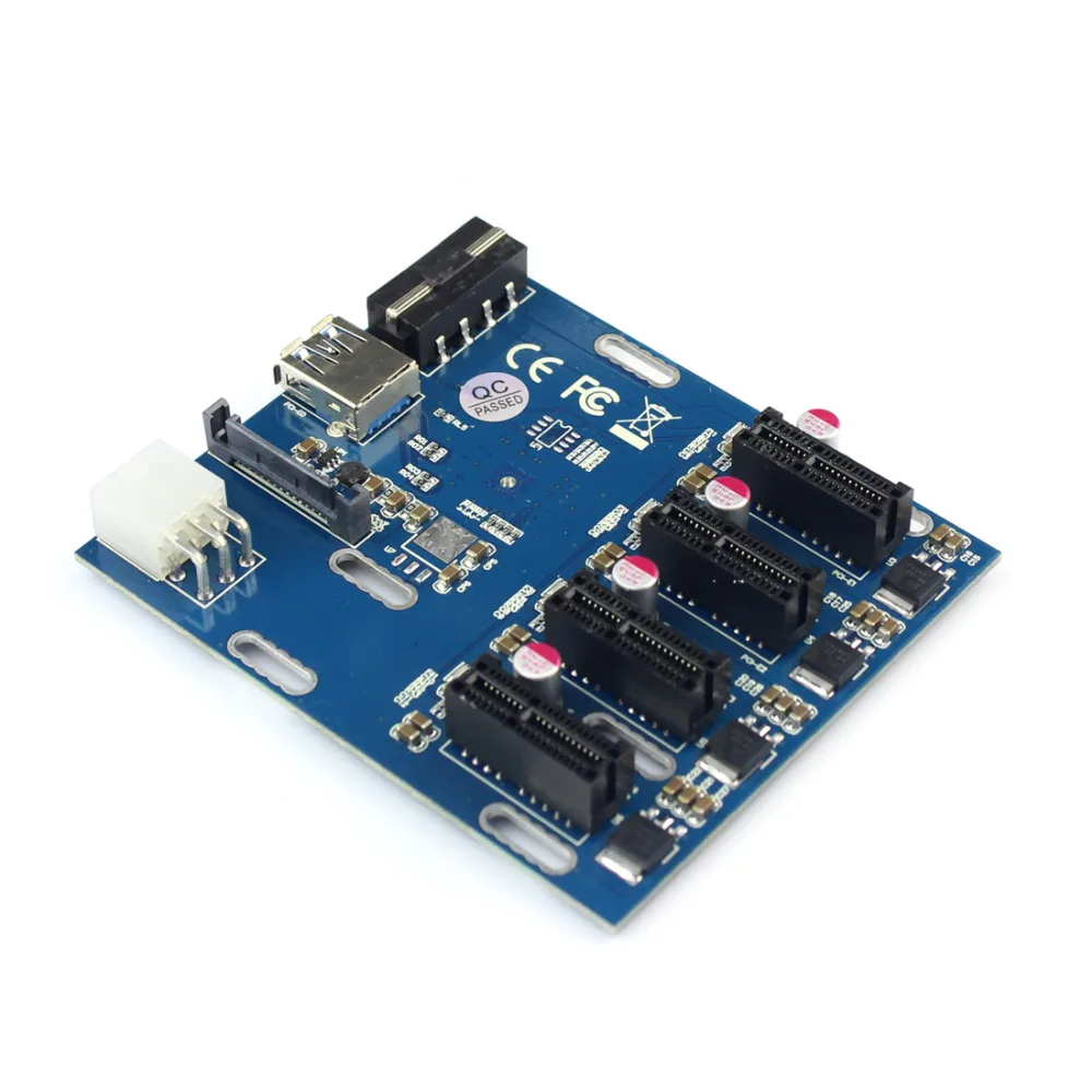 Переходная плата PCI-e на PCI Express с 1 4 слота Mini ITX внешний порта адаптера PCIe карта