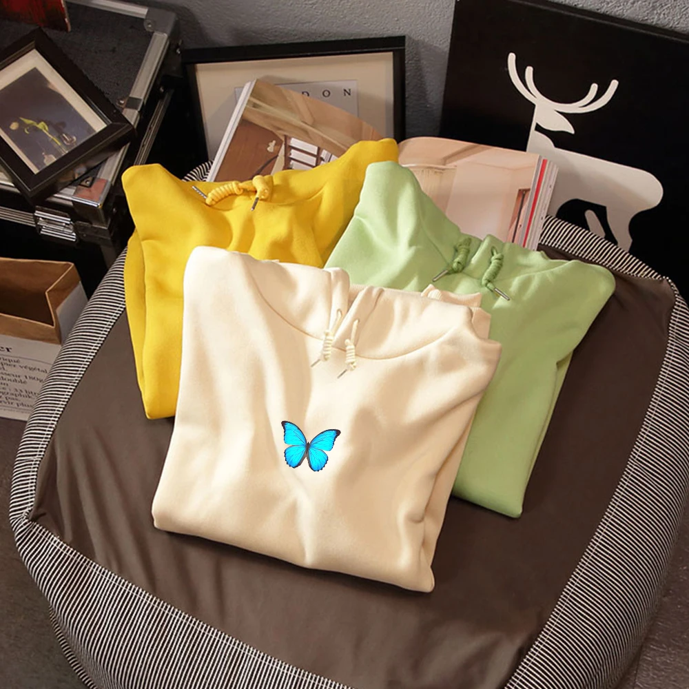 Зимние толстовки большого размера женские для девочек модная толстовка с