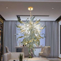 modern murano high quality chandelier lighting led hand blown glass chandeliers for indoor home decoration