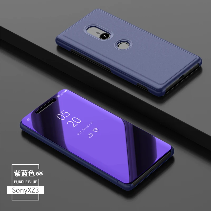 Умный зеркальный флип-чехол для телефона sony Xperia XZ3 для sony Xperia XZ4 защитный чехол Fundas Capa