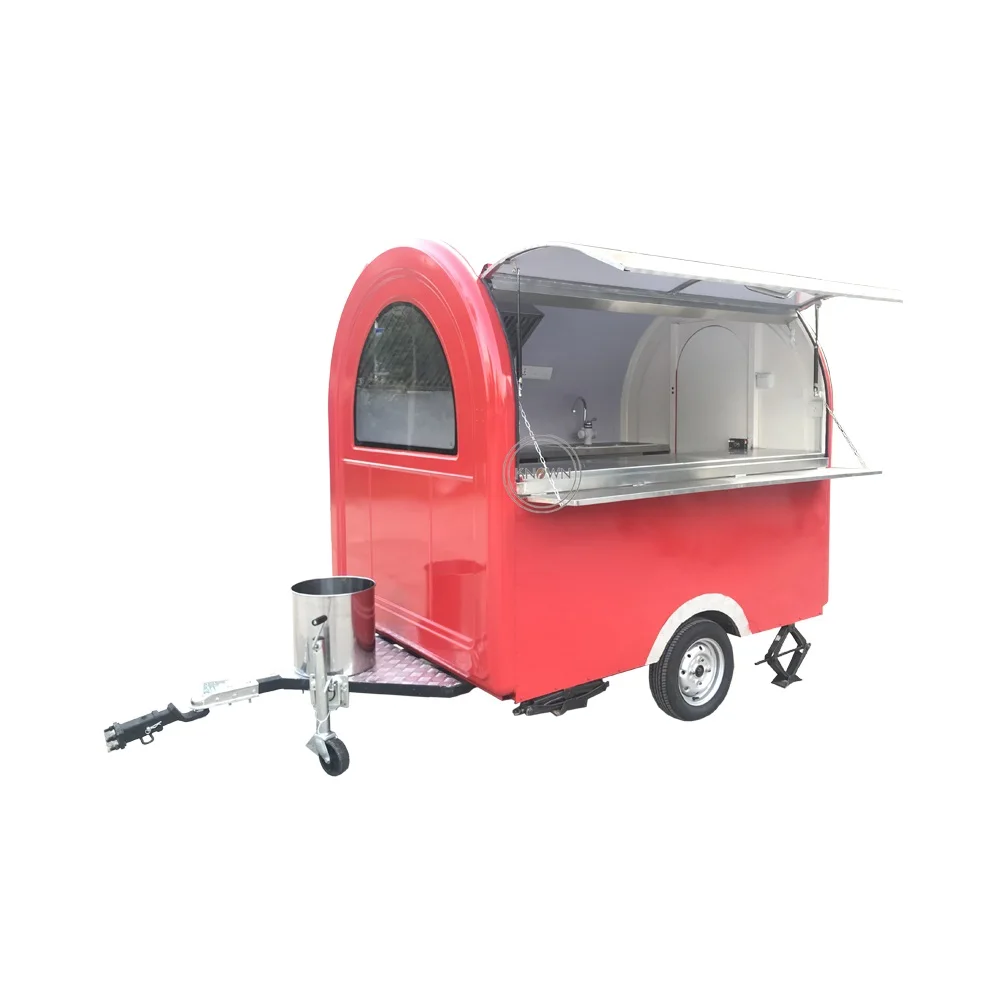 Горячая Распродажа закрытый мобильный трейлер для еды мороженое Мобильная