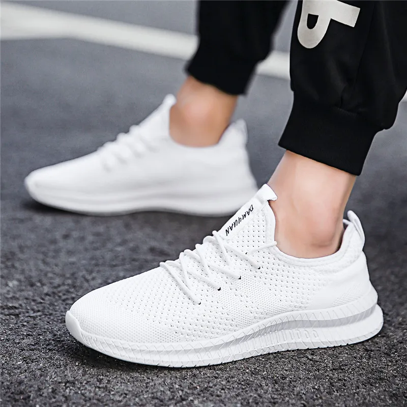 

Breathable Running Shoes 46 Fashion Lightweight Men's Sneakers 45 Large Size Wearable Outdoor Casual Mens Jogging Sports Shoes