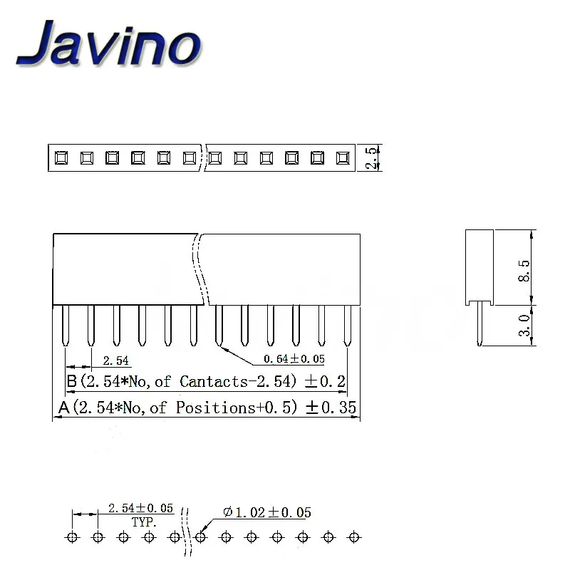 10PCS 2.54mm Single Row Pin Female Header Socket 1*2p 3p 4p 5p 6p 7p 8p 9p 10p 12p 14p 16p 20p 40p Connector | Обустройство дома