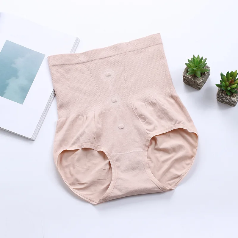 Женские хлопковые брюки с высокой талией для живота Квантовый чип бедер трусы
