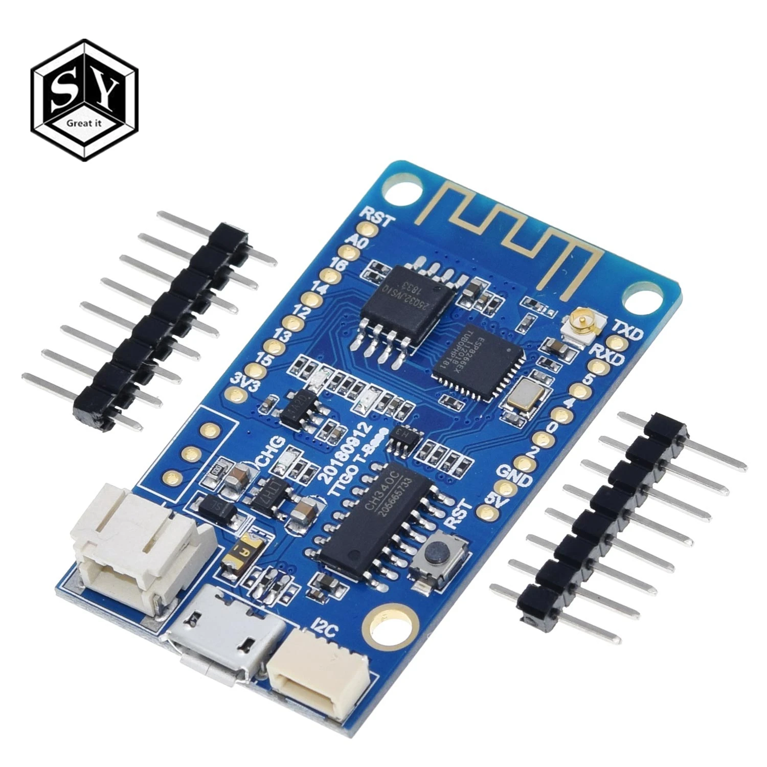 TTGO T-Base ESP8266 WiFi беспроводной модуль 4 Мб флэш-порт 2C для Arduino микропитон NodeMCU