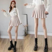 2020 women fashion mini skirts high waist pleated skirt sweet cute girls dance mini skirt cosplay