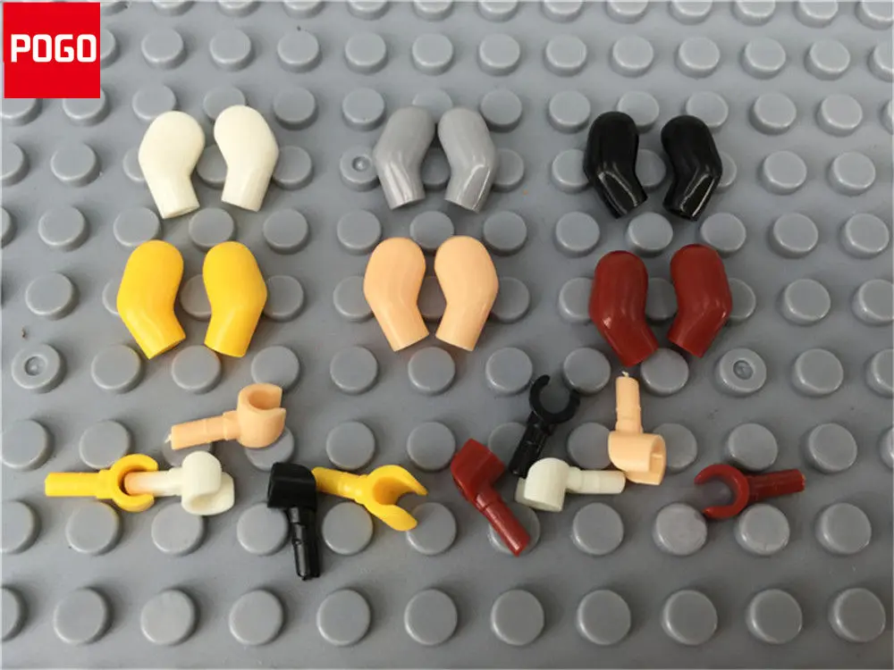 10 пар/лот цифры руки и обеспечивают гибкость цвет Палочки мини куклы экшен