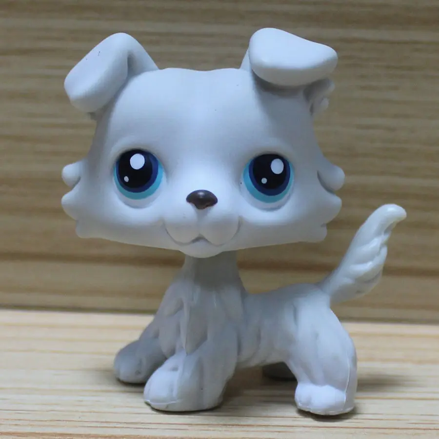Редкие животные pet shop lps игрушка такса собака такса коричневая Оригинальная фигурка колли кокер спаниель отличный Дэн подарки для детей - Цвет: 8