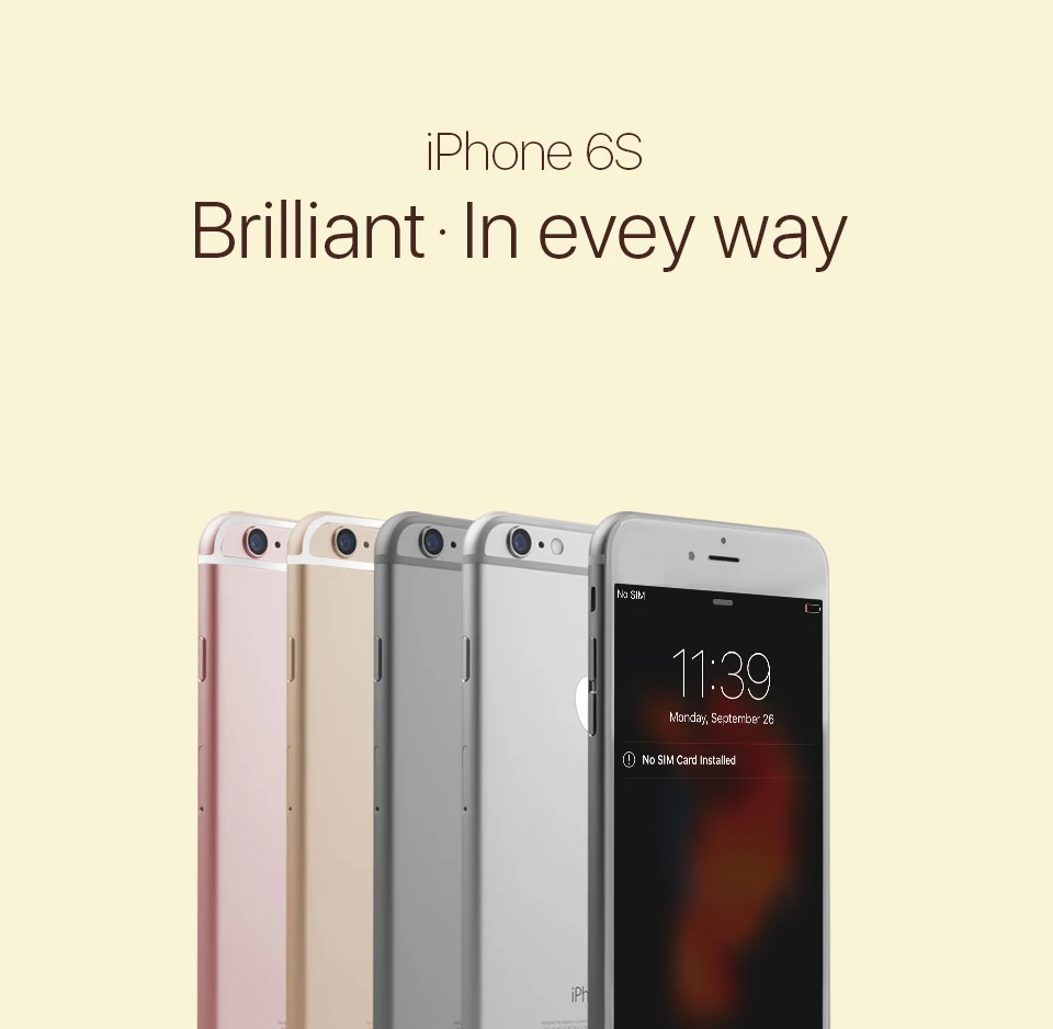 IPhone 6S оригинальные 2 Гб Оперативная память 16 Гб/64/128 ГБ Встроенная память для мобильных телефонов на базе IOS A9 двухъядерный 12MP Камера ips LTE 4," iOS двухъядерный от прямого производителя HG china