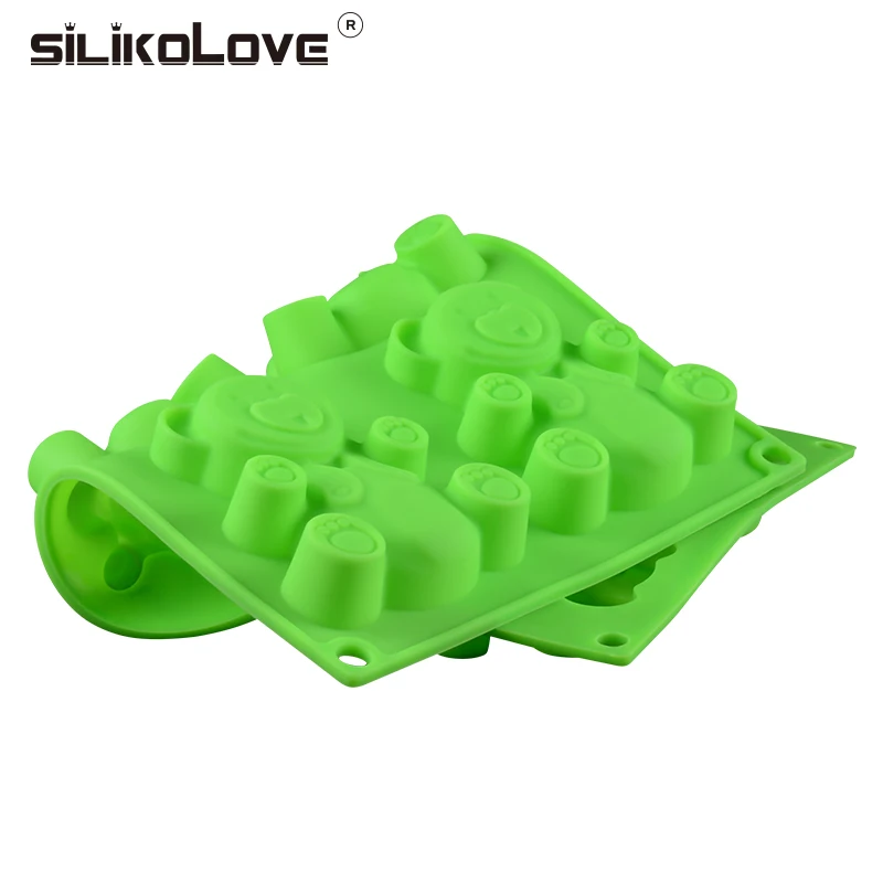 Силиконовая форма для шоколада SILIKOLOVE с милым медведем выпечки сделай сам