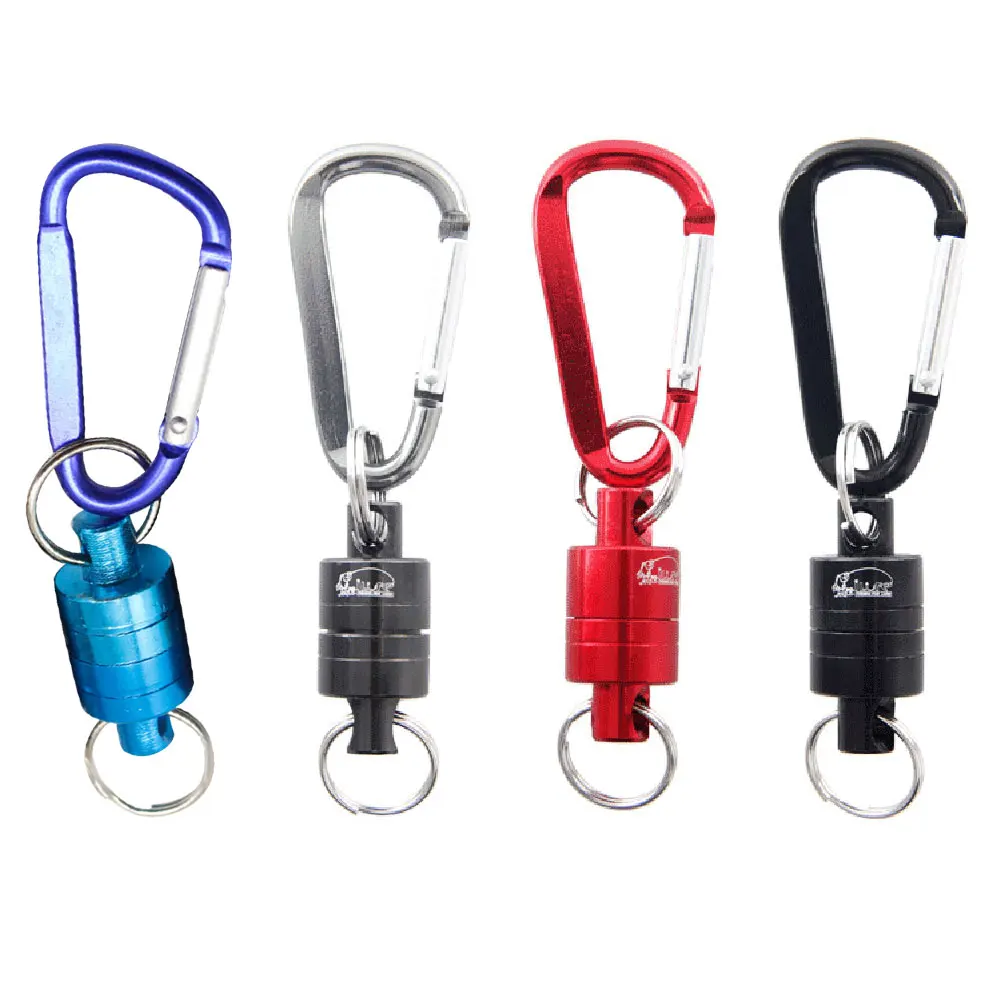 

Strong Magnetic Carabiner Portable Outdoor Aluminum Alloy Fishing Mountaineering Release Lanyard