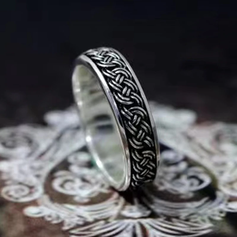 Крутой кельтский амулет викингов с узелком парные кольца для свиданий мужчин