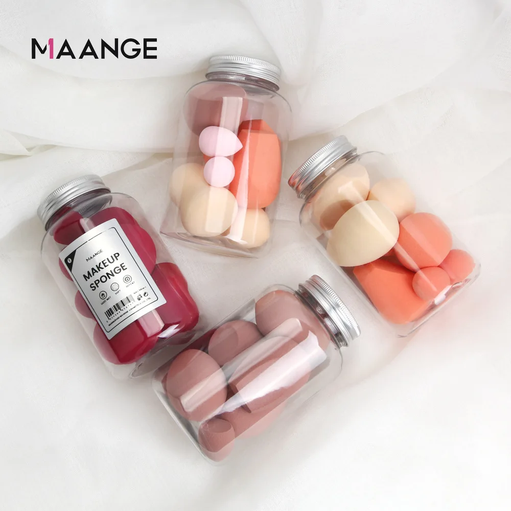

New Factory Direct New 8 Bottles of Beauty Egg Soaked Wet and Dry Gourd Puff Sponge Egg Hot Sale