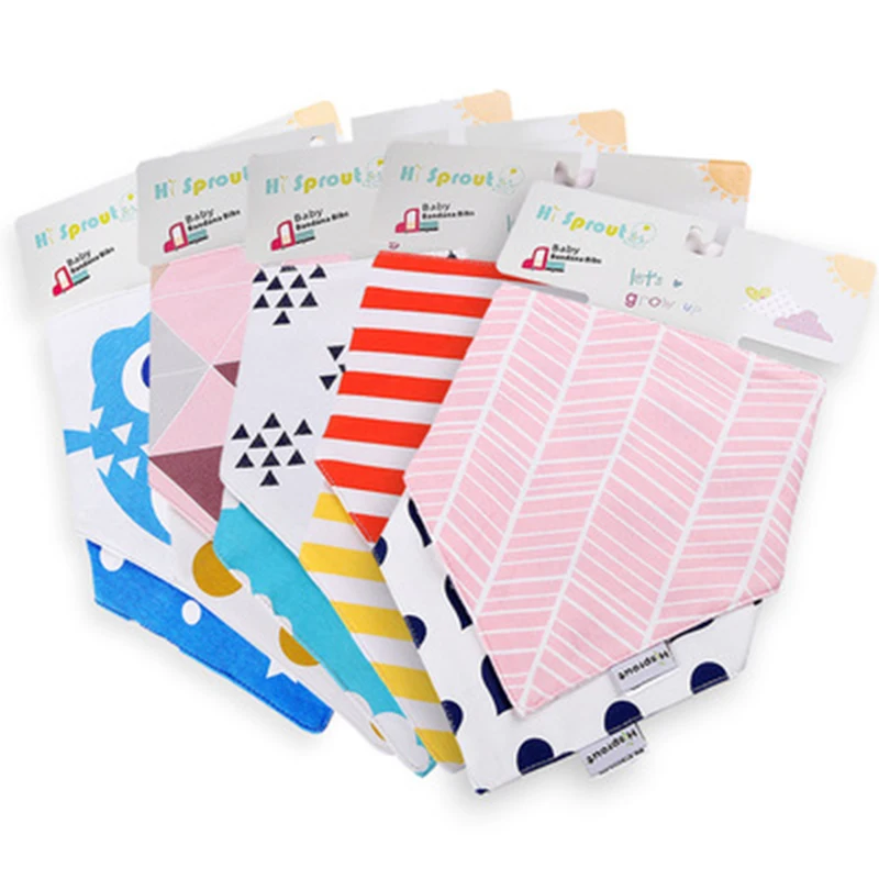 2 шт./компл. для новорожденных детей треугольник ткань из мягкого хлопка детская