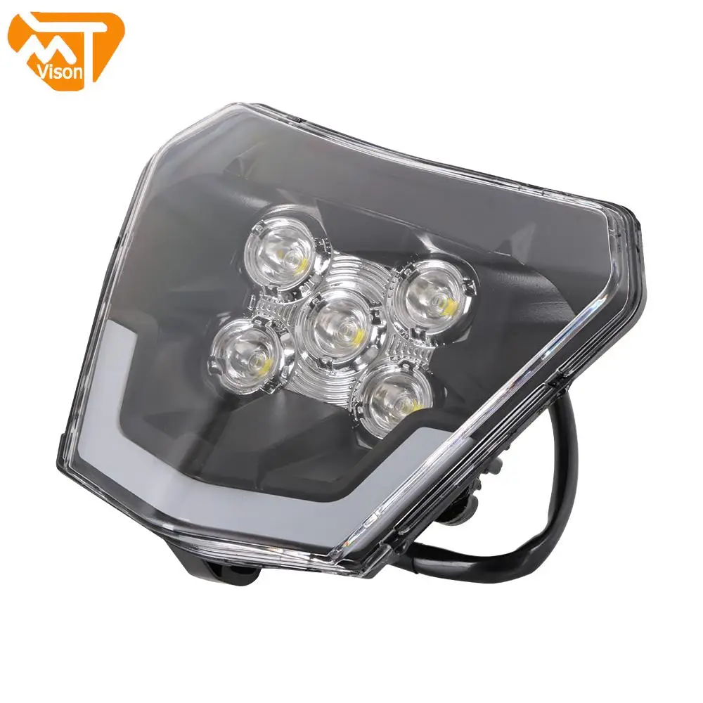 

Универсальный светодиодный головной фонарь для мотоцикла, фитиль для фар KTM 125 200 250 300 400 540 500 TE TC FE EXC XC XCF XCW XCFW