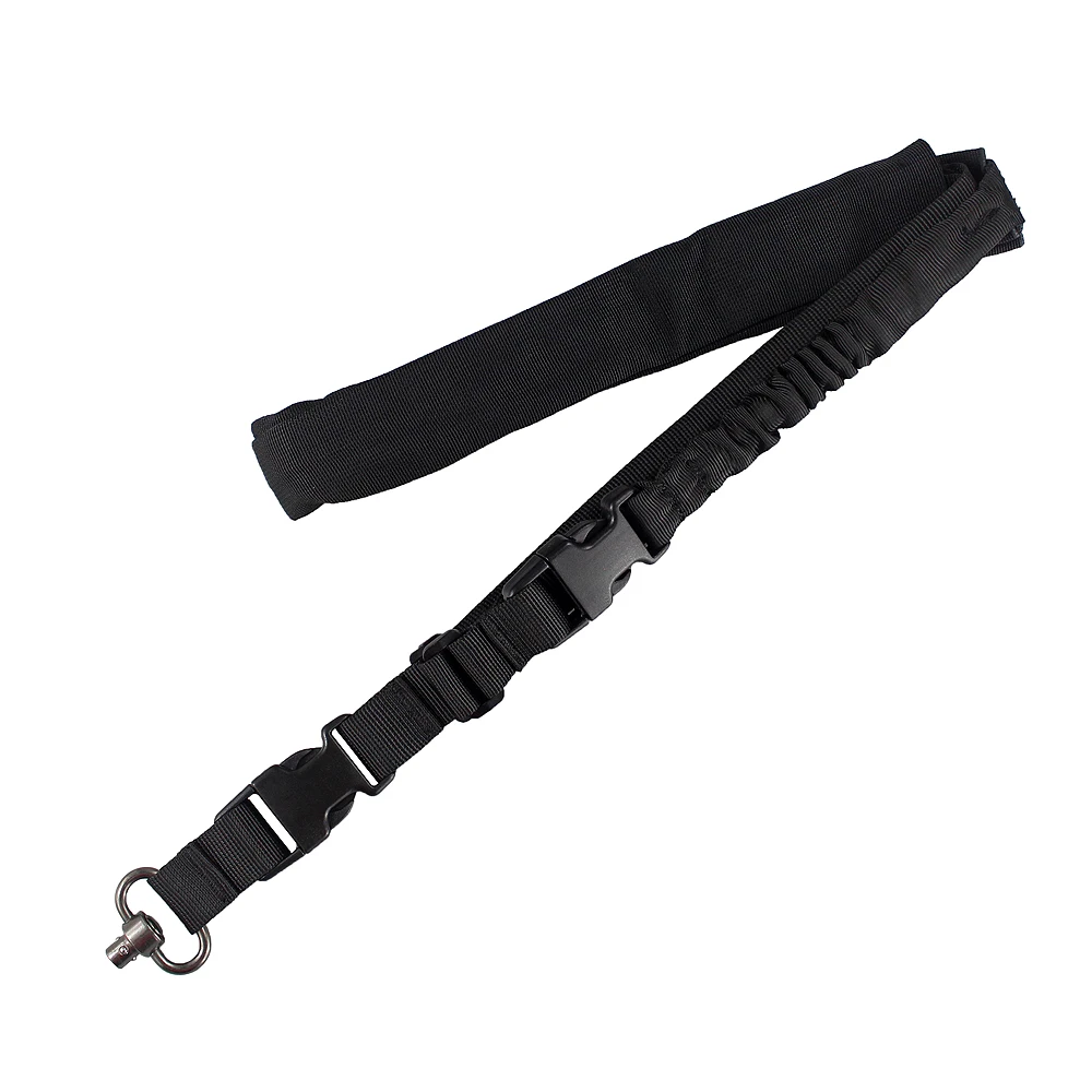 

One Point Gun Sling Strap Shoulder Bungee Cord Tactical QD Quick Detachable Hunting Airsoft Shoot Gun Accessories